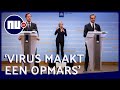 Persconferentie corona: Horeca strikter en testen op Schiphol | NU.nl