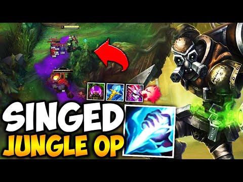 SINGED JUNGLE IS SECRETLY A HYPER CARRY, AND I SHOW YOU WHY - League of Legends
