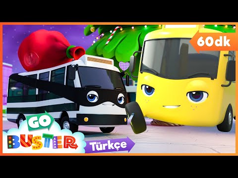 Haydut Otobüs Noel Hediyelerini Çalıyor 🎄 | Go Buster Türkçe - Çocuk Çizgi Filmleri