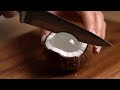 Crazy Glass Coconut Cutting ASMR