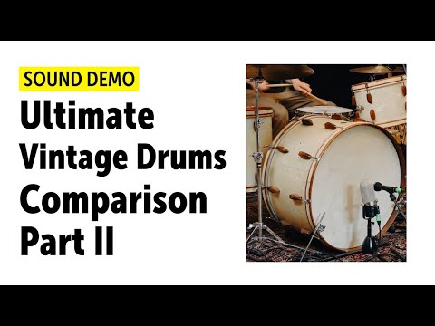 Ultimate Vintage Drums Comparison | Part II (Sonor, Gretsch, Slingerland, Hayman, Pearl)