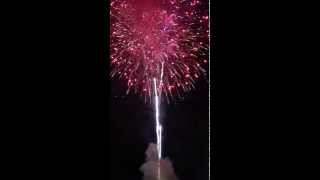 preview picture of video 'Eden, NC Fireworks Finale 2014'