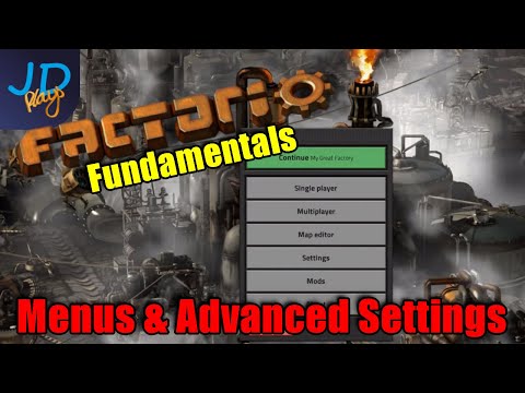 Factorio Menus & (Hidden) Settings ⚙️ Introduction to Factorio 1.0 ⚙️ Tutorial/Guide/How-To