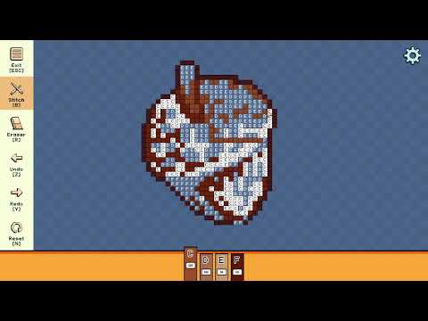 Pixel Cross Stitch: Color by Number | Acorn Miniature