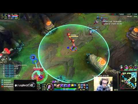 Bjergsen duo Doublelift - Orianna vs Lulu Mid - League of Legends