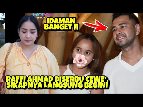 STORMED BY FANS FOR A PHOTO TOGETHER IN BALI, Raffi Ahmad's ATTITUDE IS IN THE SPOTLIGHT!!