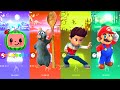 Cocomelon Ratatouille Paw Patrol Super Mario Tiles Hop Edm Rush