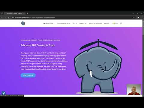 Aanbevolen installatieprocedure - Deel 1 | Fabreasy PDF Creator