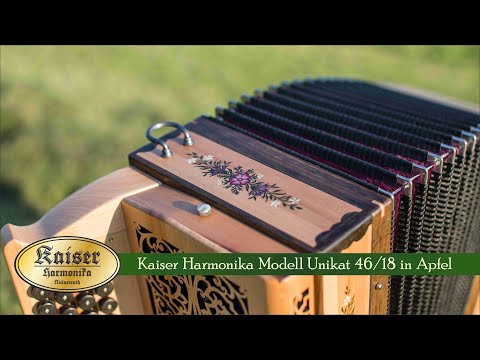 Kaiser Harmonika Modell "Unikat" 46/18 in Apfel