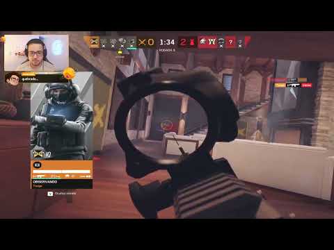 Q TELINHA GC! GAMEPLAY DEU UMA PEGADA NESSA HORA HEIN KKKK  - MELHORES MOMENTOS RAINBOW SIX SIEGE