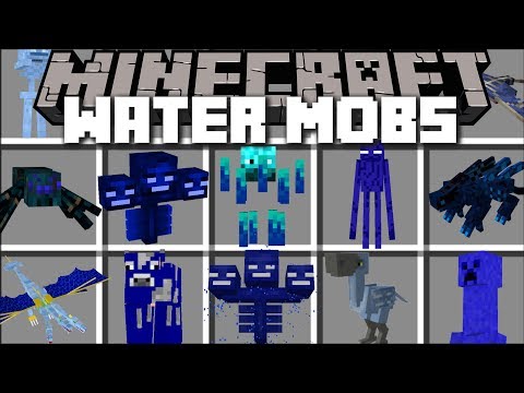 Minecraft SCARY WATER MOBS MOD / EVIL WATER CREATURES APPEAR!! Minecraft