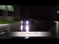 Tesla Model S P85D does 0-60 MPH in the rain in.