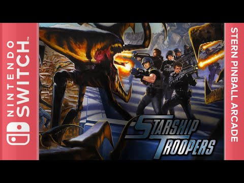 Stern Pinball Arcade - Nintendo Switch [Table 9 of 11] Starship Troopers - YouTube