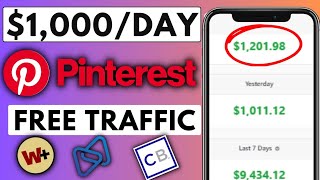 $0 To $1,000 No BS FREE Traffic Affiliate Marketing Method (Pinterest) thumbnail