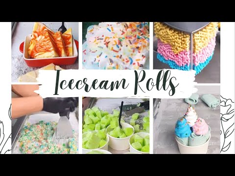 Massive Snickers - Ice Cream Rolls | satisfying Food Transformation with Chocolate Bars - ASMR #food