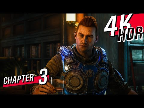 [4K HDR] GEARS 5: Hivebusters (100%, Experienced) Walkthrough Part 3 - Recollection & The Hunt