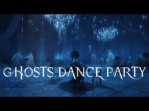 Ghost Dance Party | Halloween | Hogwarts Legacy/ Harry Potter ambience music feat. Hogwart's ghosts