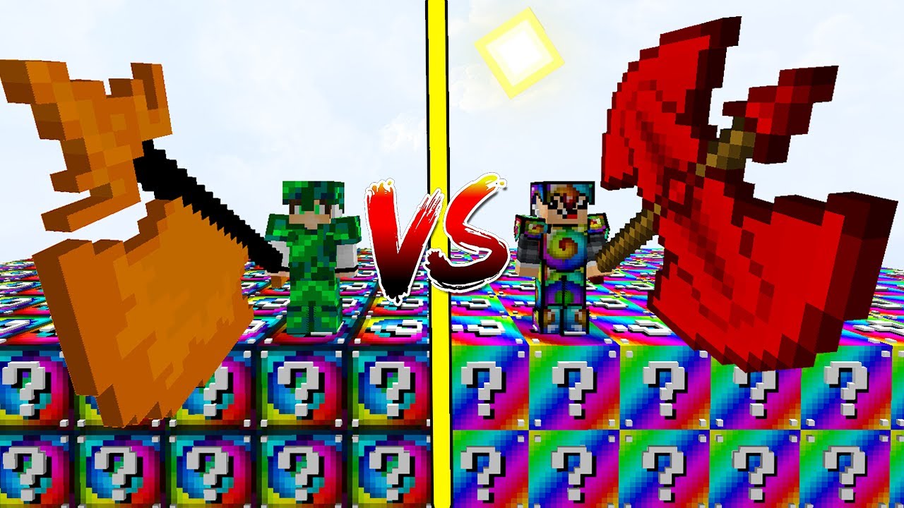 НУБ И ПРО ИГРАЮТ В СПИПАРАЛЬНЫЙ VS РАДУЖНЫЙ ЛАКИ БЛОК