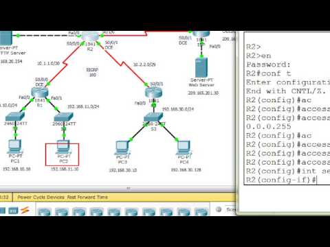 Configuring Standard ACL's