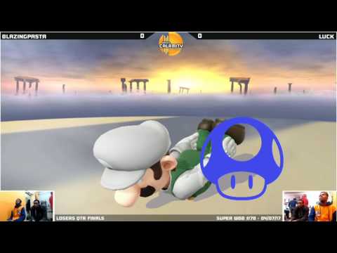 WBB #78  BlazingPasta (Ness) vs BC Luck (Luigi)   Losers Qtr Finals   Smash 4 Singles