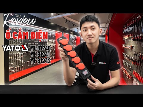 Удлинитель YATO 3 м, 3 гнезда, 3-жильный, с заземлением и выкл. Удлинитель YATO 3 м, 3 гнезда, 3-жильный, с заземлением и выкл.