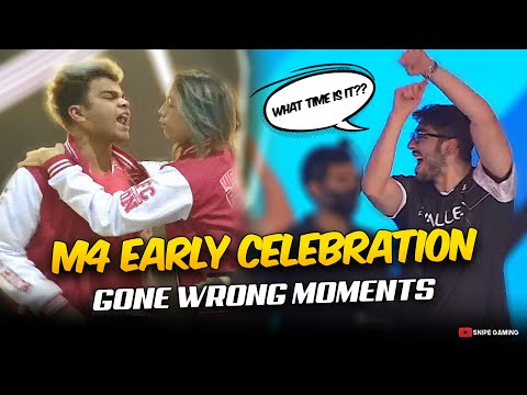 M4 EARLY CELEBRATION GONE WRONG MOMENTS. . .😮