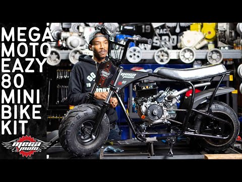 Mega Moto Eazy 80 Minibike Kit Build | Tutorial