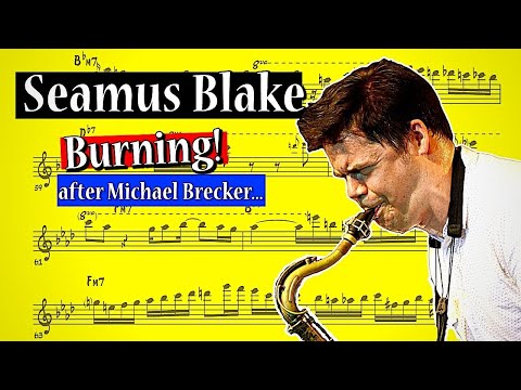 Seamus Blake Transcription on Goodbye Porkpie Hat live (Solo After Michael Brecker!)