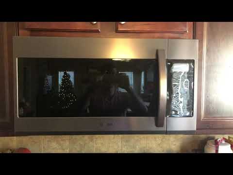 How to set the time on a OTR Samsung Microwave