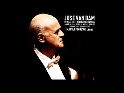 José van Dam en el Teatro Colón de Buenos Aires: Recital 20 de sept de 2006. Piano: Maciej Pikulski