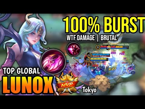 LUNOX BEST BUILD 2023 | TOP GLOBAL LUNOX GAMEPLAY | MOBILE LEGENDS✓