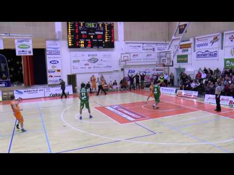 Karhubasket-KTP-Basket Valtteri Pihlajamäen 1. kori Korisliigassa