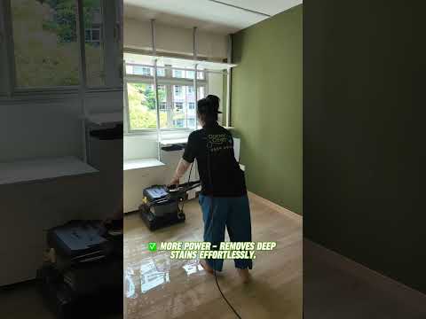 Deep floor scrubbing