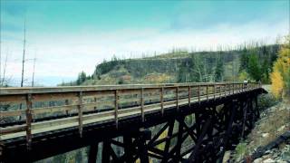 preview picture of video 'Myra Canyon on a Bicycle - Kelowna, British Columbia'