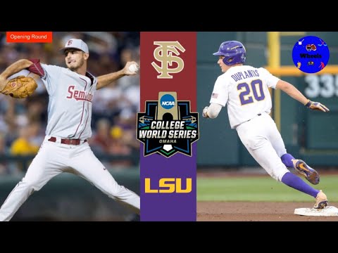 2017 College World Series | Florida State vs #4 LSU | College Baseball Classics