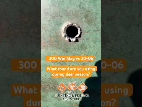 300 Win Mag vs 30-06! What round are YOU using this deer season? Let us know in the comments⬇️!