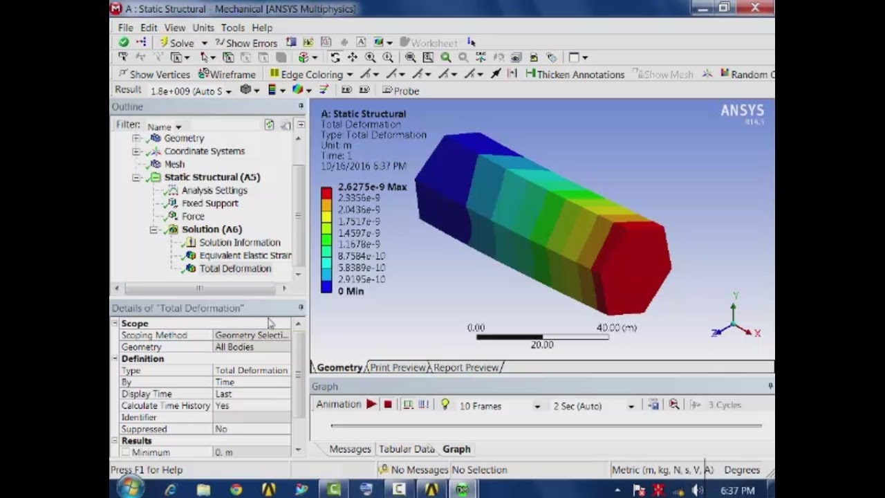 Ansys Workbench 2016 Tutorial || Ansys Easy Learning Tutorial Episod 2