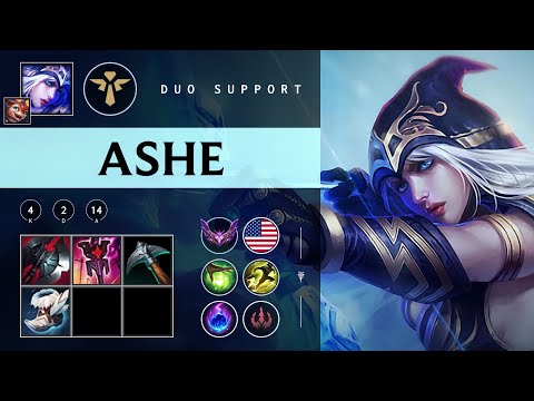 Ashe Support vs Thresh - NA Master Patch 25.22