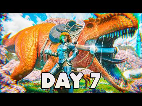 SOLO Taming A Giga To Defend My Base On ARK!