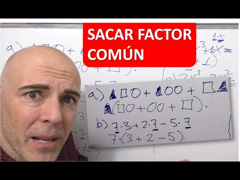 SACAR FACTOR COMÚN