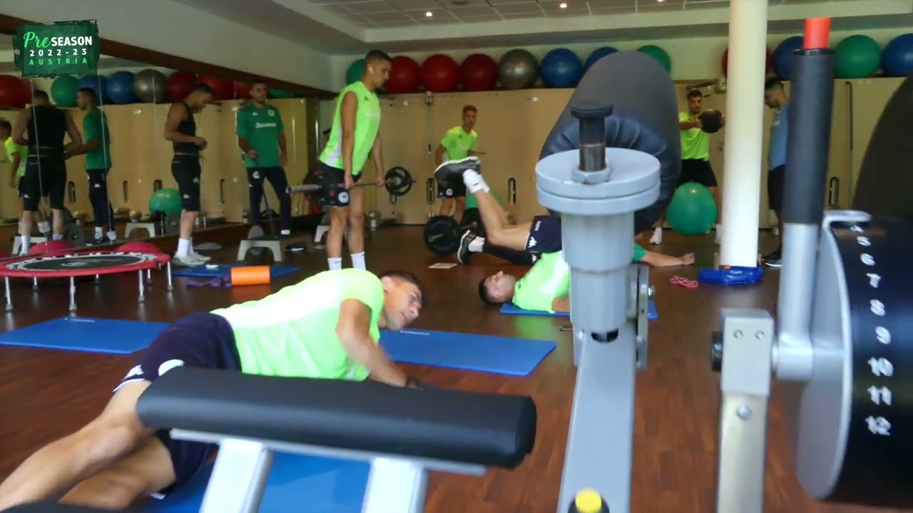 At the team’s gym in Kössen | pao.gr