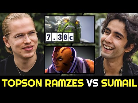 TOPSON RAMZES vs SUMAIL — Moon Shard Tiny vs 9min Battle Fury Anti Mage