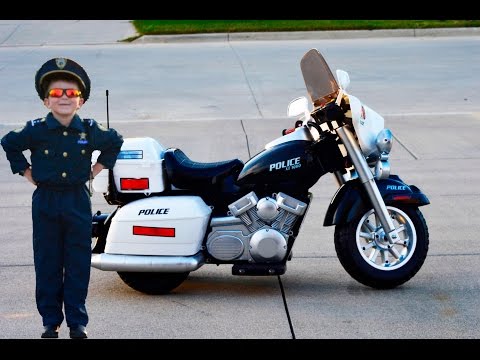 Little Heroes Assemble Kidz Motorz Patrol H. Police Motorcycle