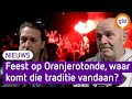 Feest op Oranjerotonde, waar komt die traditie vandaan?