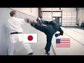 American Vs Japanese KARATE Real Sparring