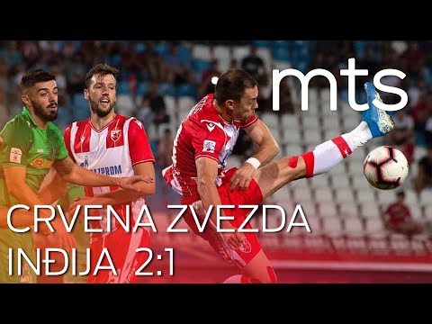 FK Crvena zvezda FK Inđija 2:1 LingLong Tire Super liga Srbije 8. kolo