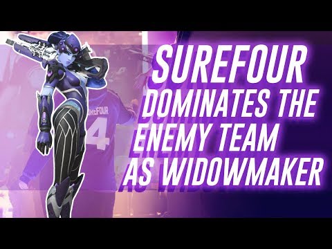 Surefour DOMINATES The Enemy Team as WIDOWMAKER | Surefour Highlights #86