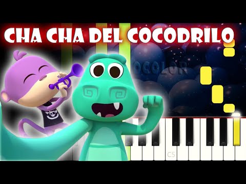 Cha Cha Cha del Cocodrilo | Piano Cover | Tutorial | Karaoke
