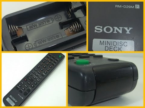 Sony RM-D29M Original MiniDisc Player Remote For MDS-JE530 MDS-JE330 & Others