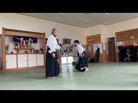 諸手どり四方投げ（2）　2025/4/5　日高浩師範　Hiroshi Hidaka Shihan  #aikido #合気道 #岩手 #盛岡